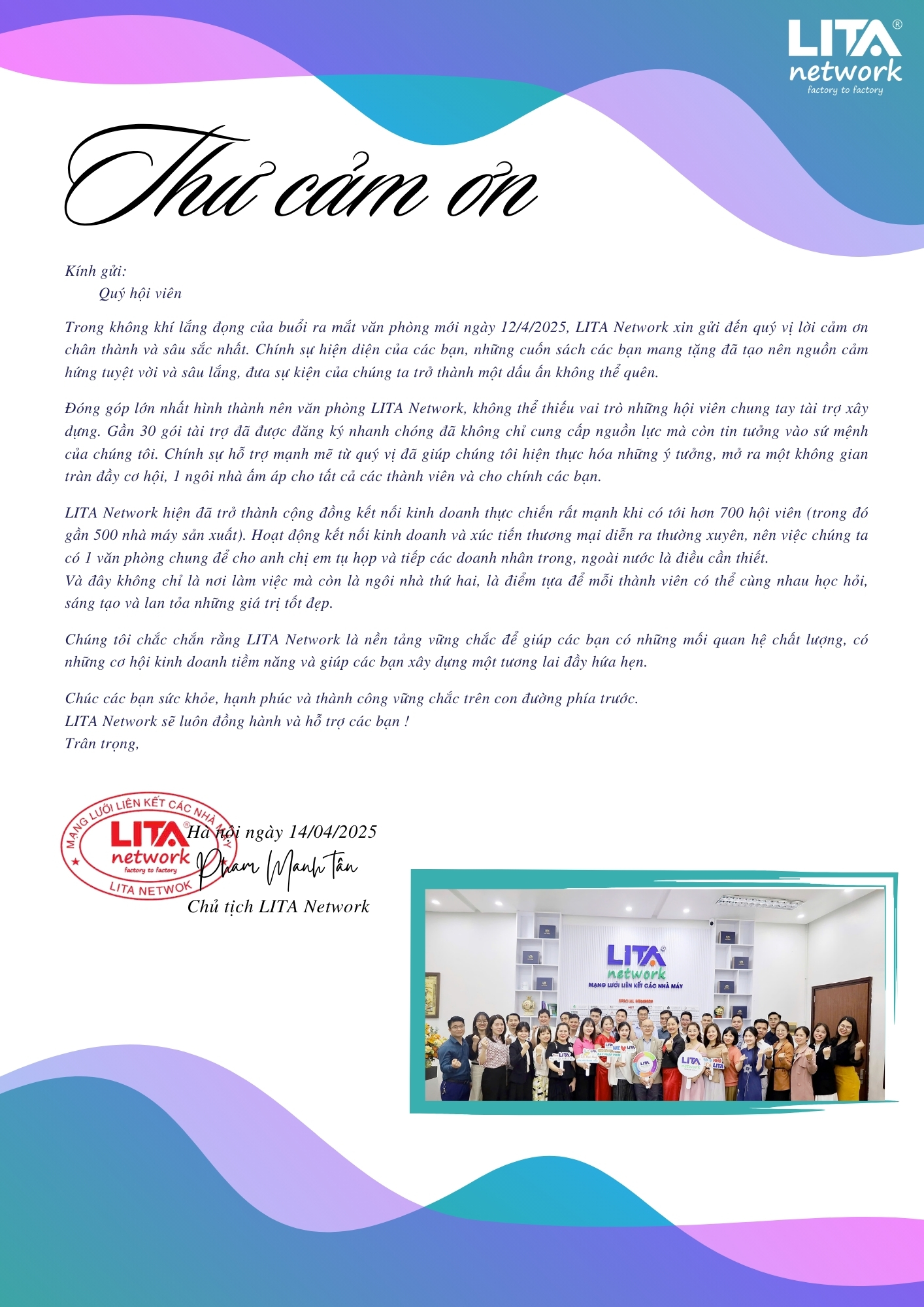LITA Network khai trương văn phòng 
